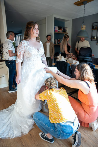 Bruiloftsfoto 85 - Uniek moment van de dag